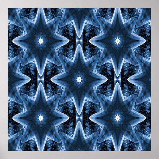 Blauwe Jean Lilies..... Poster (Voorkant)