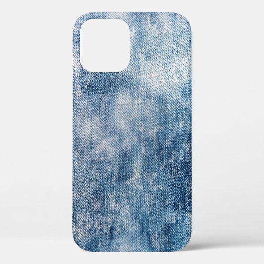 Blauwe jeans denim, getextureerde achtergrond. Case-Mate iPhone case (Achterkant)