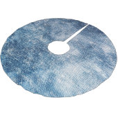Blauwe jeans denim, getextureerde achtergrond. kerstboom rok (Gekanteld)