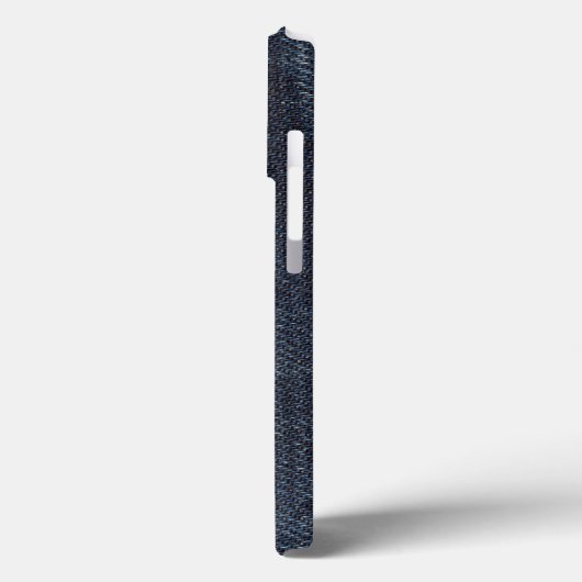 Blauwe jeans  Denim-structuur Case-Mate iPhone Case (Achterkant / Links)