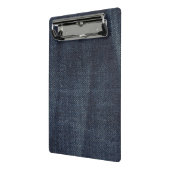 Blauwe jeans  Denim-structuur Mini Klembord (Angled2)