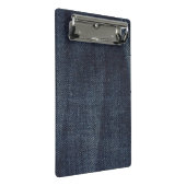Blauwe jeans  Denim-structuur Mini Klembord (Schuin)