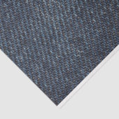 Blauwe jeans Denim-structuur Tissuepapier (Detail)