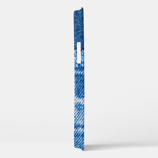 Blauwe jeans denim textuur Case-Mate iPhone case (Achterkant / Rechts)