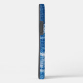 Blauwe jeans denim textuur Case-Mate iPhone case (Achterkant / Rechts)