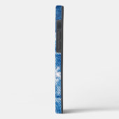 Blauwe jeans denim textuur Case-Mate iPhone case (Achterkant / Links)