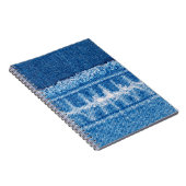 Blauwe jeans denim textuur notitieboek (Rechterzijde)