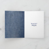 Blauwe jeans dieet aanmoediging kaart (Binnen)