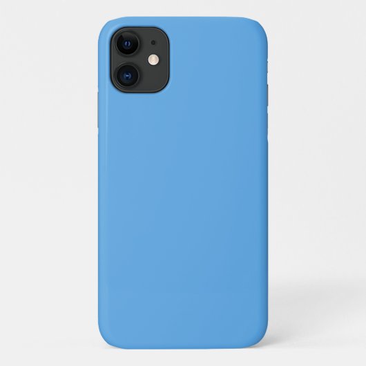 Blauwe jeans (effen kleur) Case-Mate iPhone case (Achterkant)