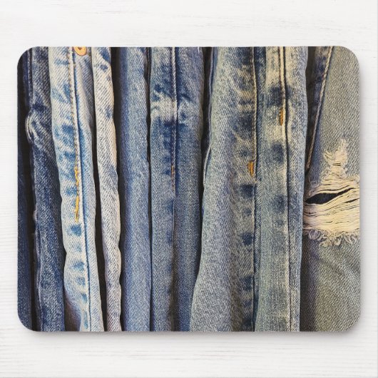 Blauwe Jeans Muismat (Voorkant)