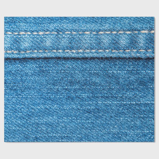 Blauwe jeans textuurachtergrond. cadeaupapier (Vlak)