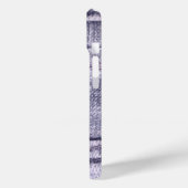 Blauwe jeans zak, stof, naden, noppen Case-Mate iPhone case (Achterkant / Links)