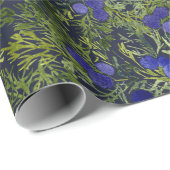 Blauwe jeneverbes cadeaupapier (Rol Hoek)