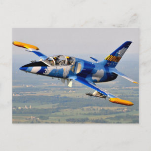 BLAUWE JET BRIEFKAART