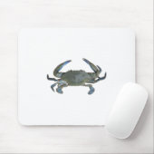 Blauwe "Jimmy" Crab Muismat (Met muis)