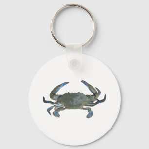 Blauwe "Jimmy" Crab Sleutelhanger