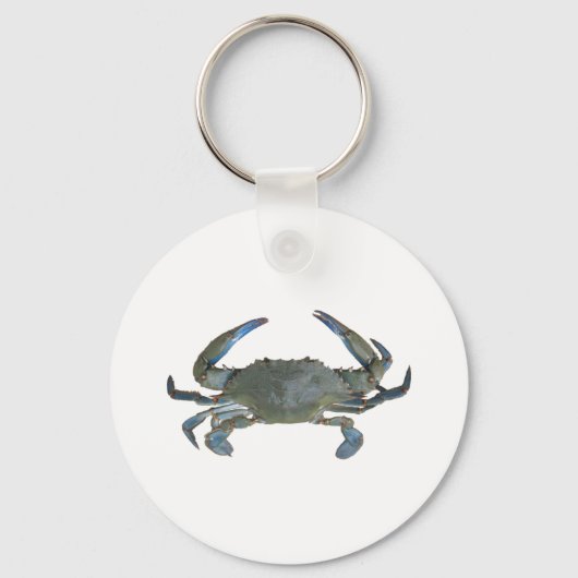 Blauwe "Jimmy" Crab Sleutelhanger (Voorkant)