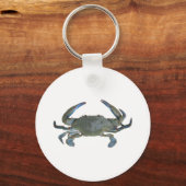 Blauwe "Jimmy" Crab Sleutelhanger (Voorkant)