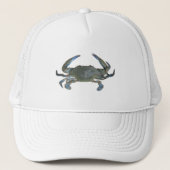 Blauwe "Jimmy" Crab Trucker Pet (Voorkant)