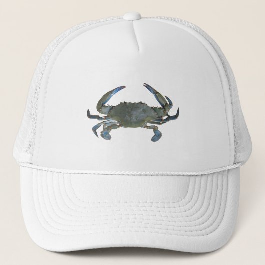Blauwe "Jimmy" Crab Trucker Pet (Voorkant)