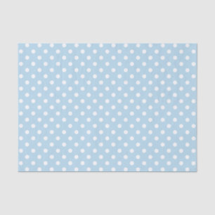 Blauwe jongen babyshower cadeau polka dots tissue  tissuepapier