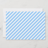 Blauwe Jongen Oh Jongen Baby Shower Uitnodiging (Achterkant)