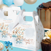 Blauwe Jongen Teddy Beer Ballonnen Bedankdoosjes