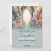 Blauwe jongens onder het Zee Scheppen 1e verjaarda Kaart (Voorkant)