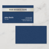 Blauwe jood en zilvergordel visitekaartje (Voorkant / Achterkant)