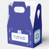 Blauwe Joodse Davidster met rand Bedankdoosjes (Open)