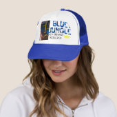 BLAUWE JUNGLE BROUWSEL TRUCKER PET (In situ)