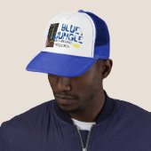 BLAUWE JUNGLE BROUWSEL TRUCKER PET (In situ)