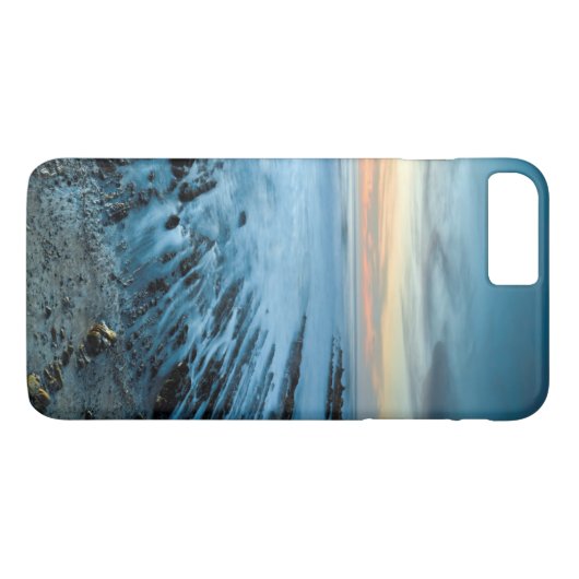 Blauwe kaap bij zonsondergang, Californië Case-Mate iPhone Case (Achterkant (Horizontaal))