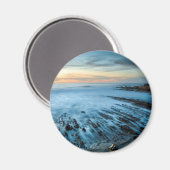 Blauwe kaap bij zonsondergang, Californië Magneet (Voorkant / Achterkant)