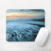 Blauwe kaap bij zonsondergang, Californië Muismat (Met muis)