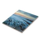 Blauwe kaap bij zonsondergang, Californië Tegeltje (Zijkant)