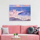 Blauwe kaap, golfeffect, c.1893 canvas afdruk (Insitu (Woonkamer))