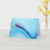 blauwe kaart III (Gele Bloem)