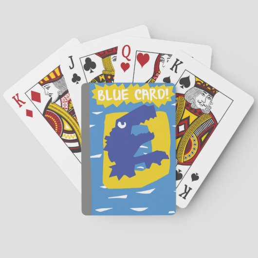 Blauwe kaart! pokerkaarten (Achterkant)