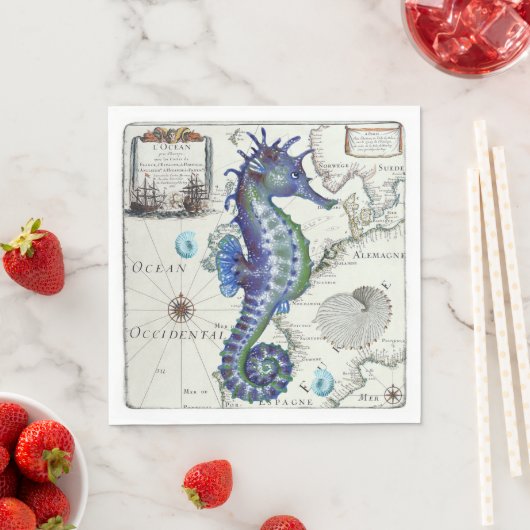 blauwe kaart servetten (Insitu)