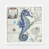 blauwe kaart servetten (Voorkant)