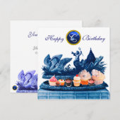 BLAUWE KAART VAN ZWANEN EN KAPITEINEN VAN DE TWEED (Voorkant / Achterkant)