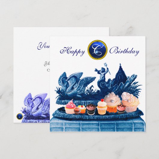 BLAUWE KAART VAN ZWANEN EN KAPITEINEN VAN DE TWEED (Voorkant / Achterkant)