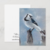 Blauwe kaart voor jodenvogels (Voorkant / Achterkant)