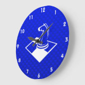 Blauwe kaas grote klok (Hoek)