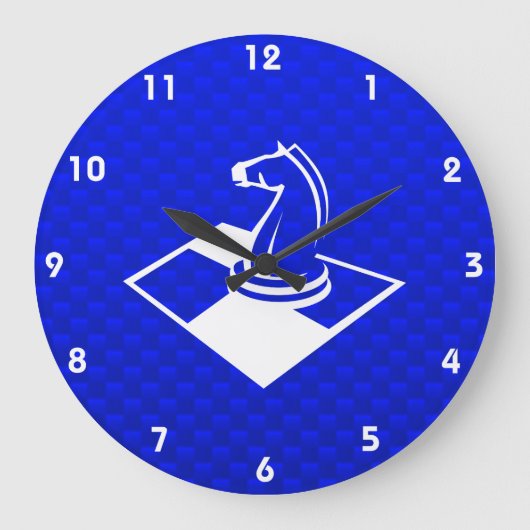 Blauwe kaas grote klok (Voorkant)