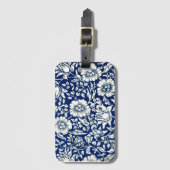 Blauwe kaasjeskruid bagagelabel (Voorkant (verticaal))