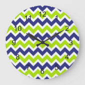 Blauwe kalk groene zeeklok grote klok (Voorkant)