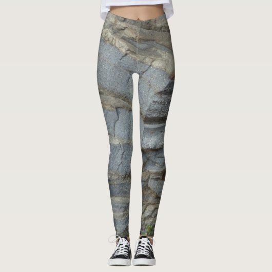 Blauwe kalksteen leggings (Voorkant)