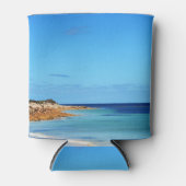 Blauwe kalmte van de oceaan, blikjeskoeler (Voorkant)